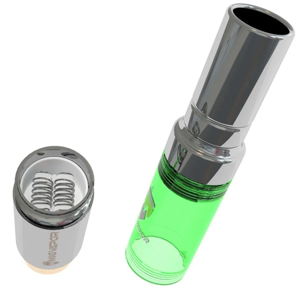 MigVapor Green Bullet Wax Mini Atomizer Dab Pen Tank