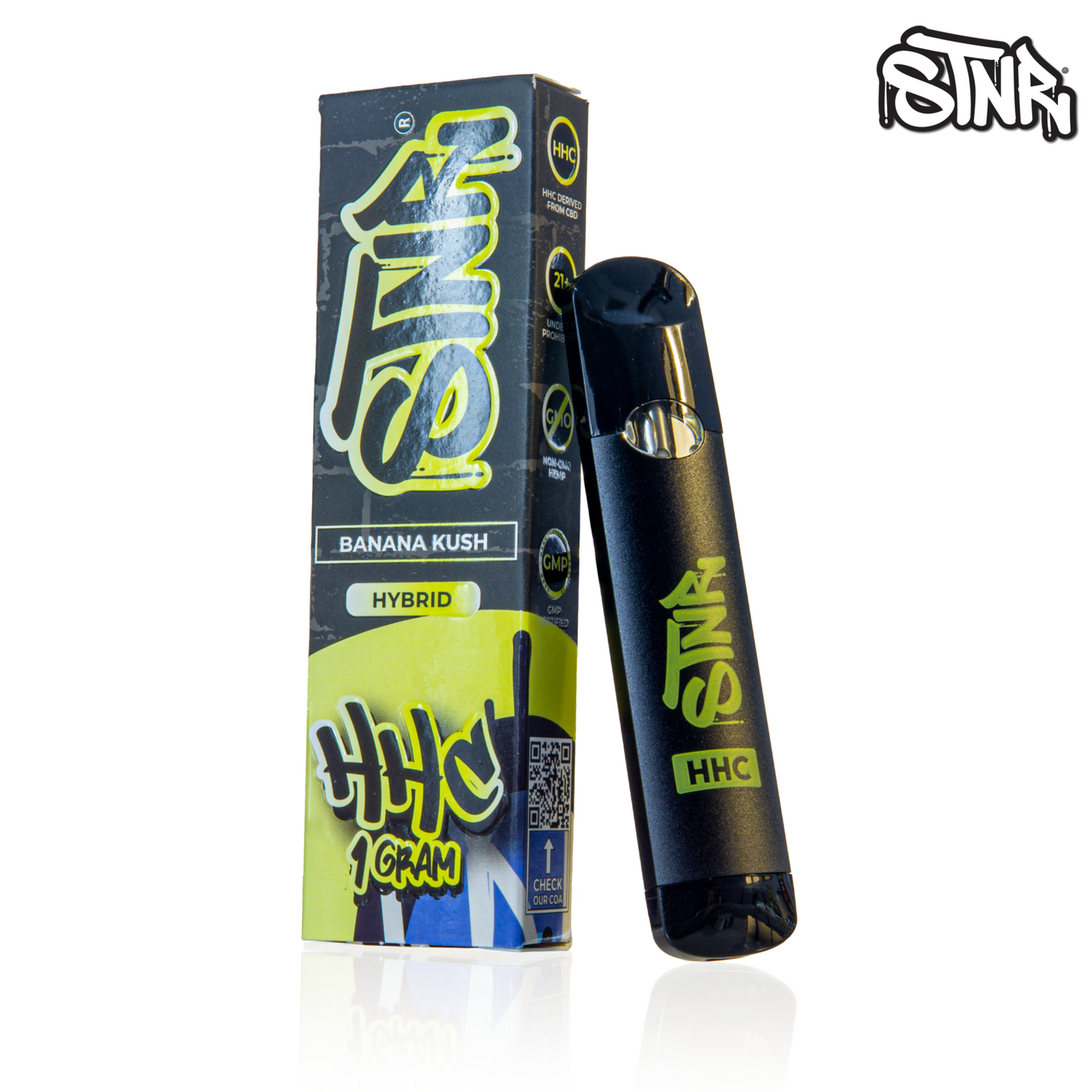 STNR CREATIONS Hemp Derived HHC 1G 1000MG Rechargeable Disposable Vape Pen