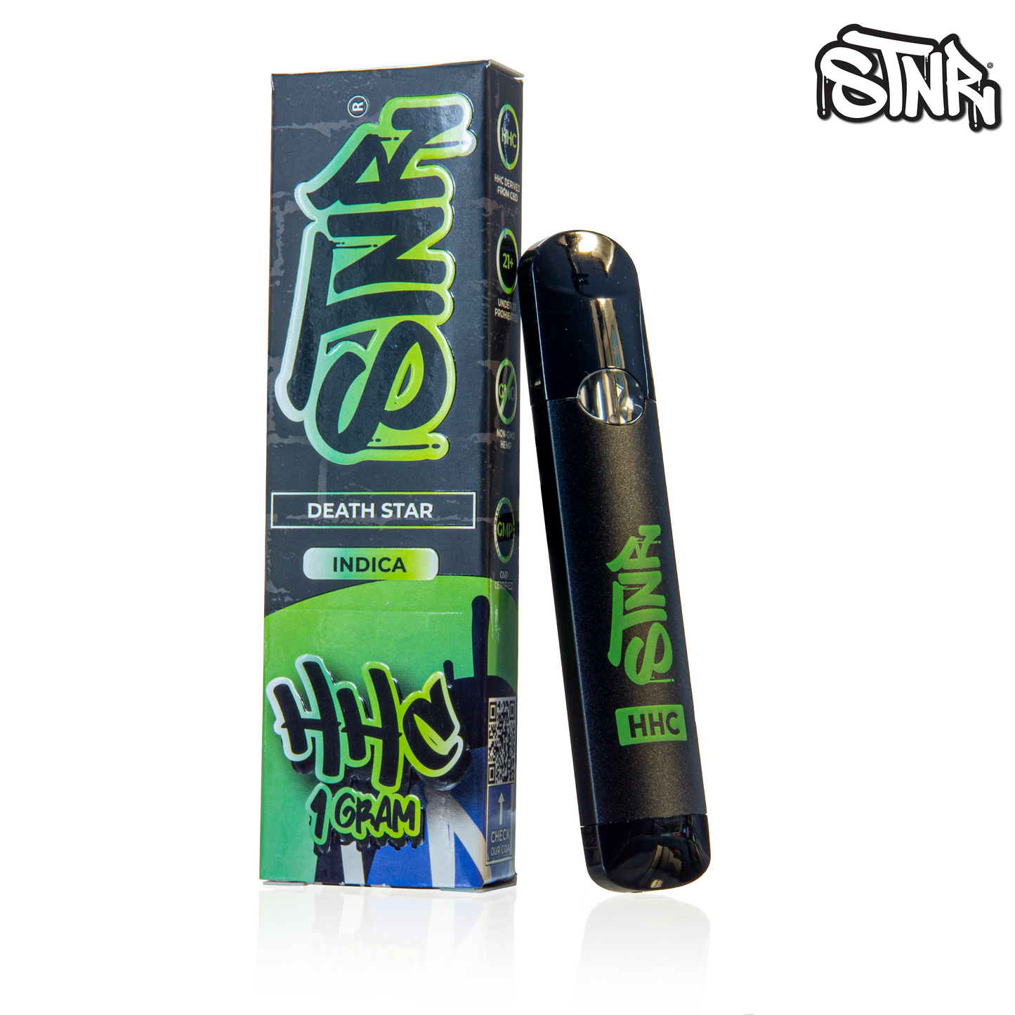 STNR CREATIONS Hemp Derived HHC 1G 1000MG Rechargeable Disposable Vape Pen