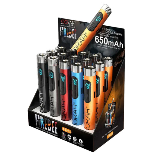 Lookah FIREBEE 510 Vape Pen Battery 650mAh | 15Ct Display