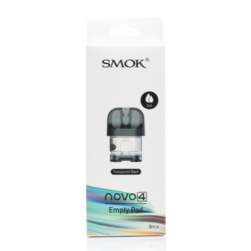 SmokTech NOVO 4 Empty Replacement Pods – 3 Pack