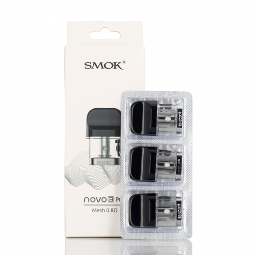 SmokTech Novo 3 Mesh 0.8 Replacement Pods 3 Per Pack